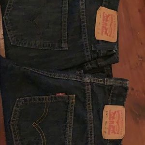 2 pairs of boys Levi’s 514 jeans